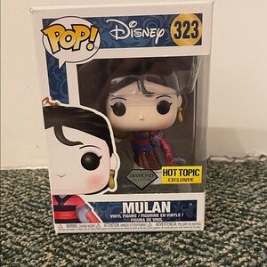 Funko Pop Mulan Vinyl Figure diamond collection hottopic exclusive